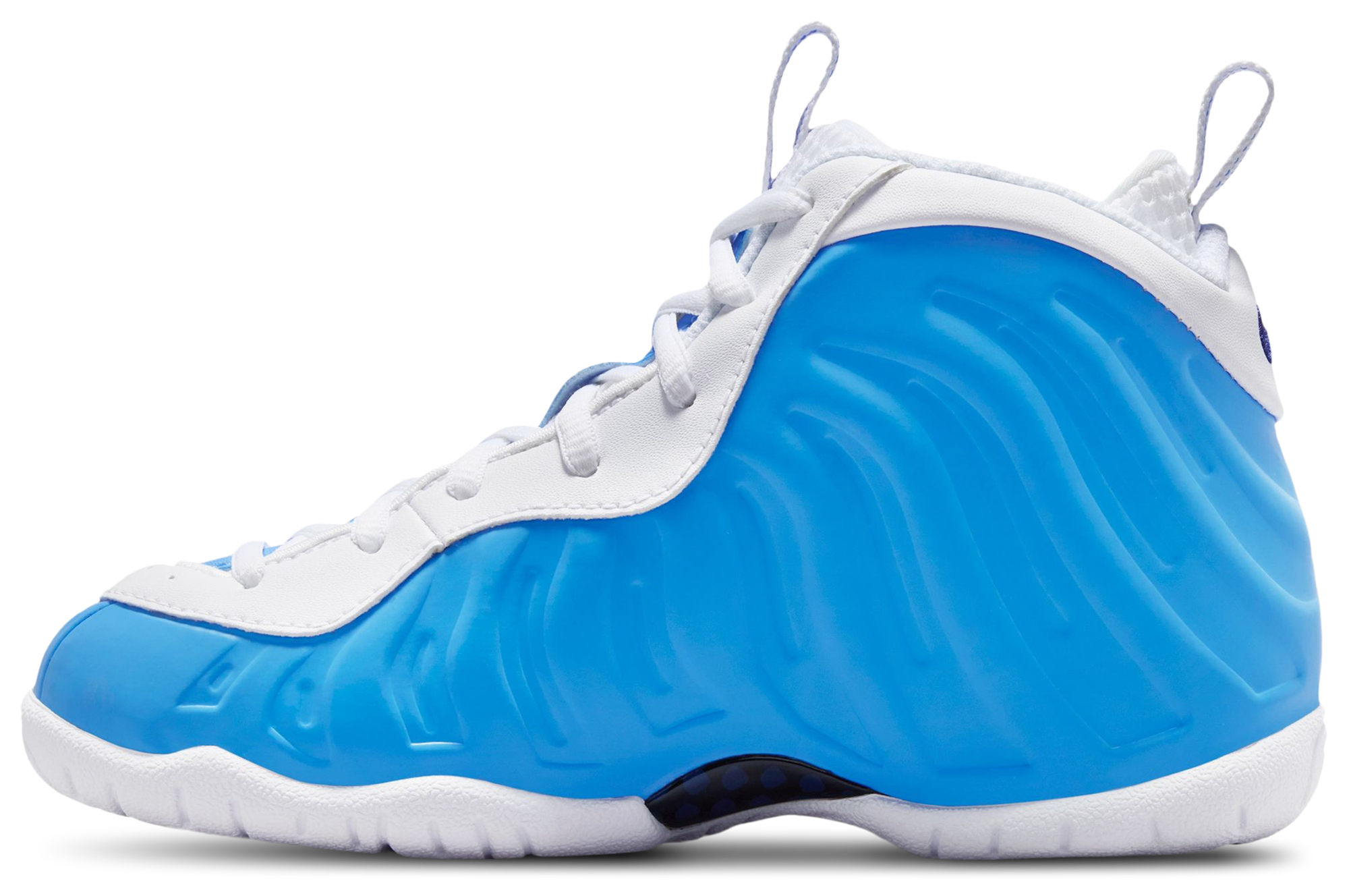 Nike Little Posite Pro 童款 - University Blue/White/Midnight Navy - Image 2
