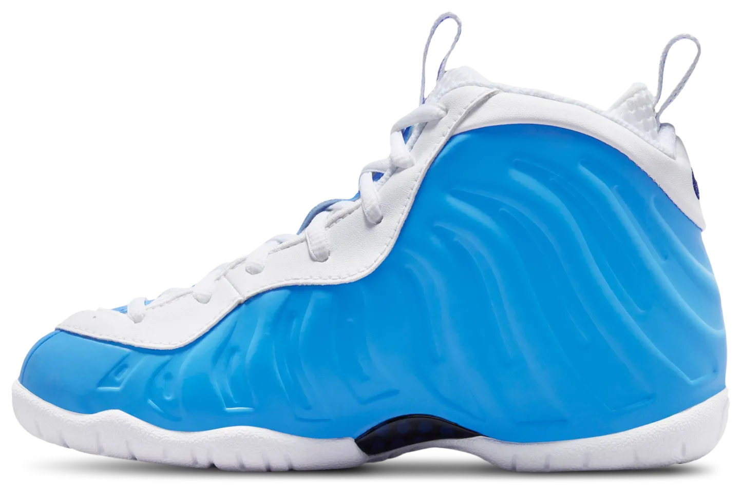 Nike Little Posite Pro 童款 - University Blue/White/Midnight Navy - Image 2