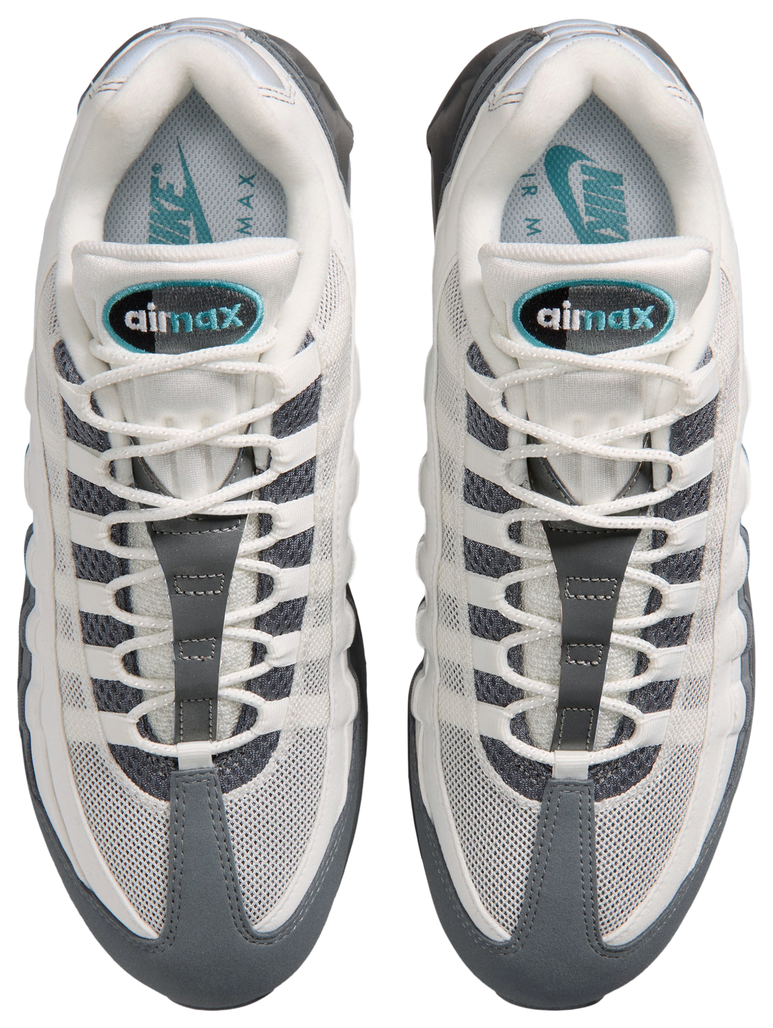 Nike Air Max 95 Big Bubble - Summit White/Dusty Cactus/Smoke Grey - Image 4
