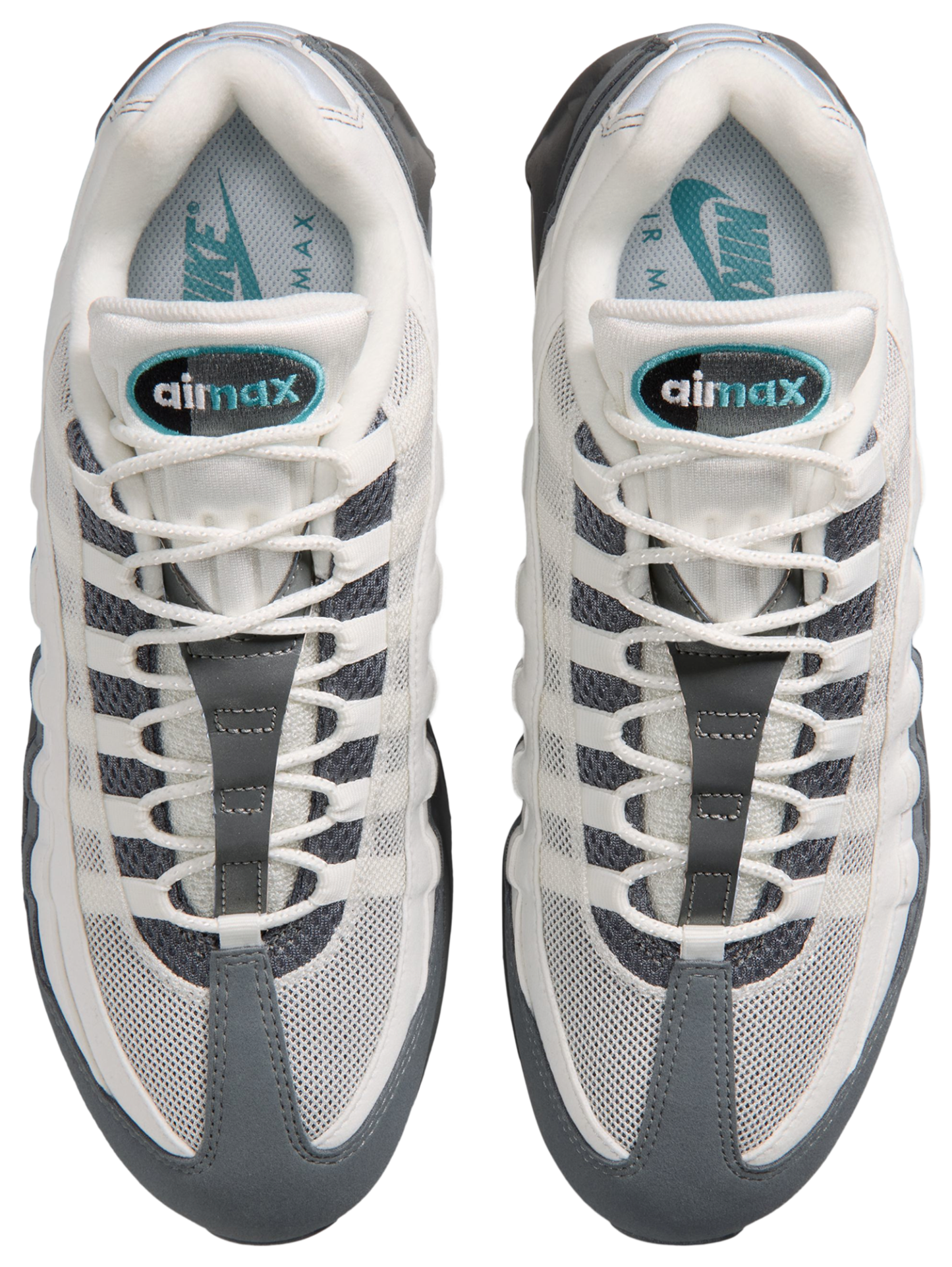 Nike Air Max 95 Big Bubble - Summit White/Dusty Cactus/Smoke Grey - Image 4