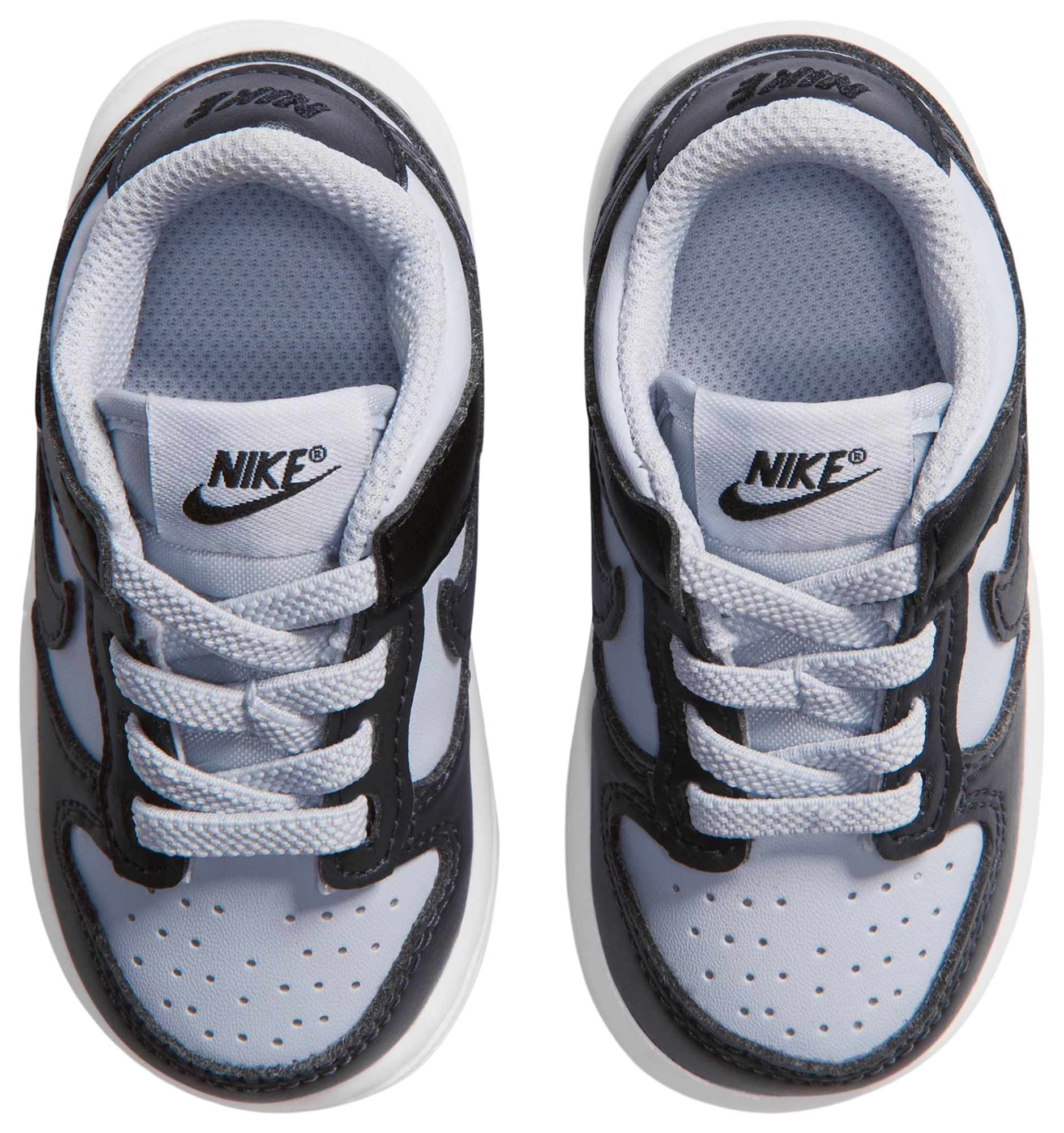 Nike Dunk Low 童款 - White/Grey - Image 4