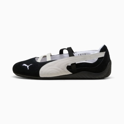 Speedcat Ballet Suede Big Kids' Sneakers - PUMA Black-PUMA White-Warm White - 1