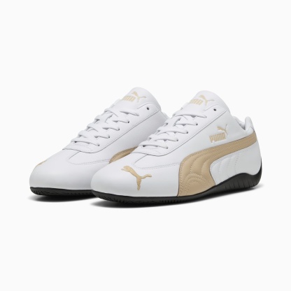 Speedcat Leather Sneakers - PUMA White-Toasted Almond - 4