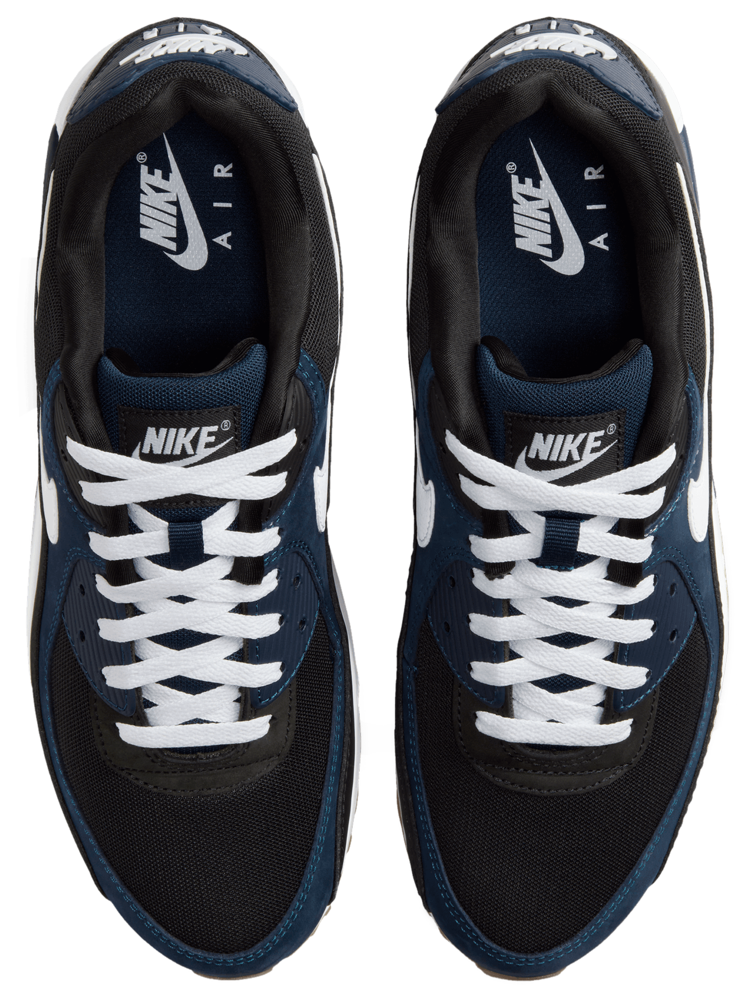 Nike Air Max 90 - Midnight Navy/White/Gum Medium Brown - Image 4