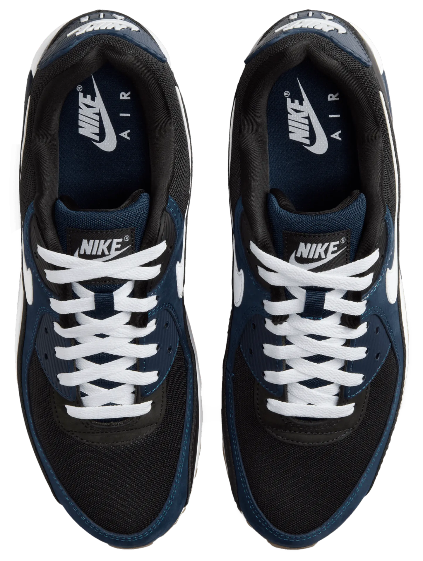 Nike Air Max 90 - Midnight Navy/White/Gum Medium Brown - Image 4