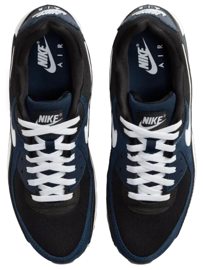 Nike Air Max 90 - Midnight Navy/White/Gum Medium Brown - Image 4