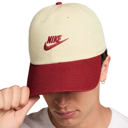 Nike Club H86 Adjustable Cap - Red/Beige - Image 4