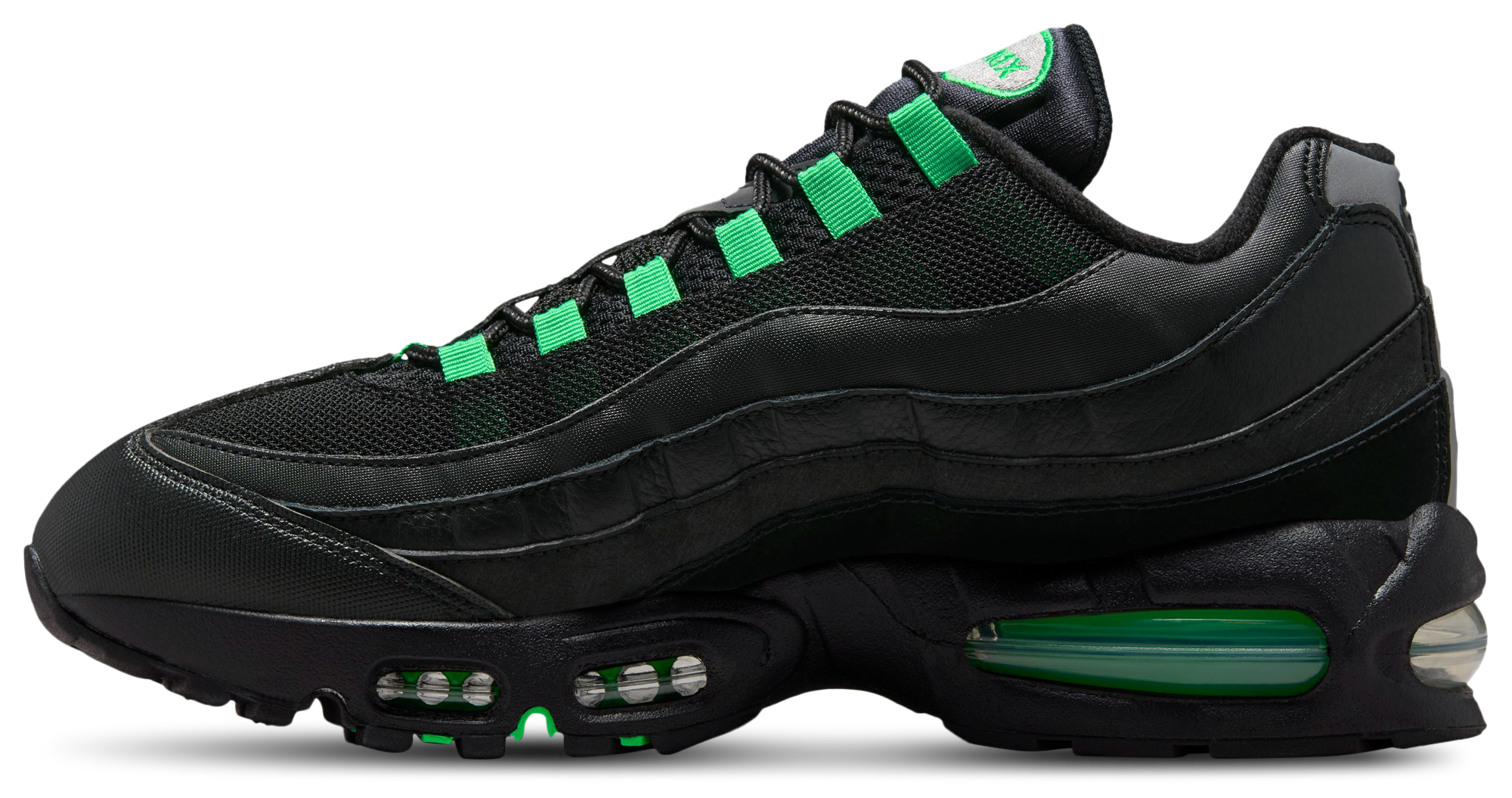 Nike Air Max 95 OG - Black/Green Shock - Image 2
