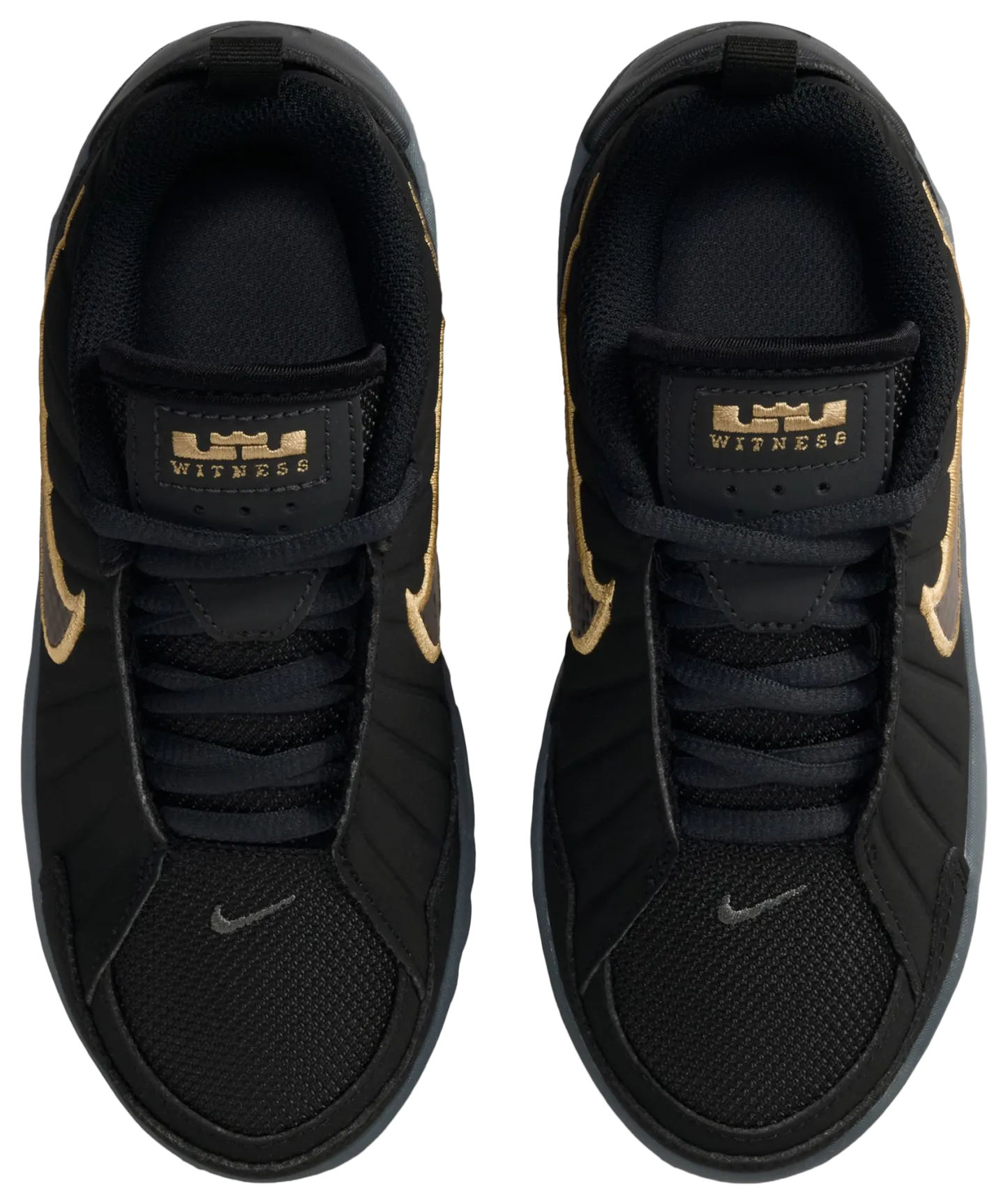 Nike Lebron Witness IX 童款 - Iron Grey/Dark Smoke Gray/Black - Image 4