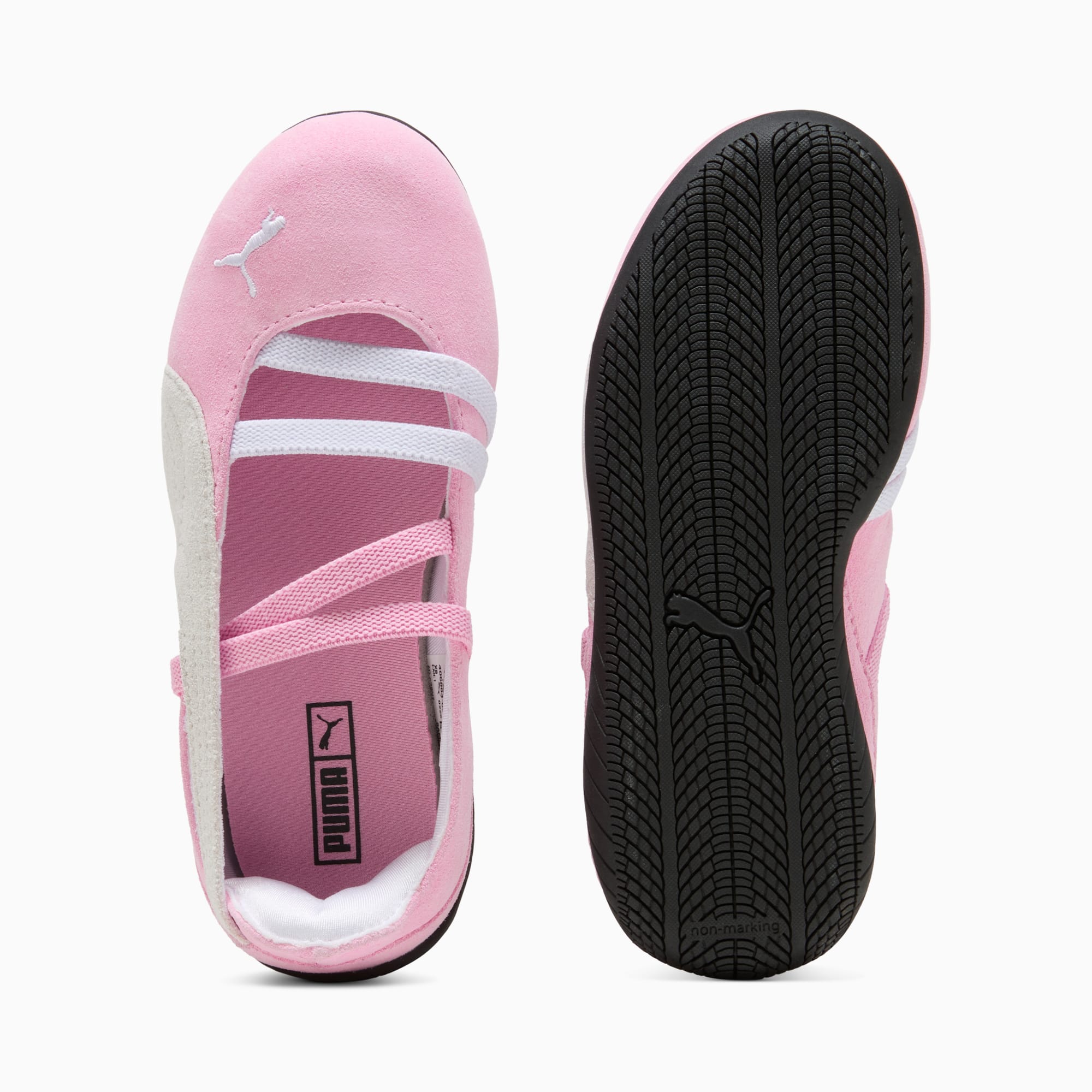 Speedcat Ballet Flats Kids - Pink Shimmer-PUMA White - 4