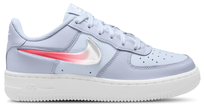 Nike Air Force 1 童款 - Pink/White/Grey - Image 1