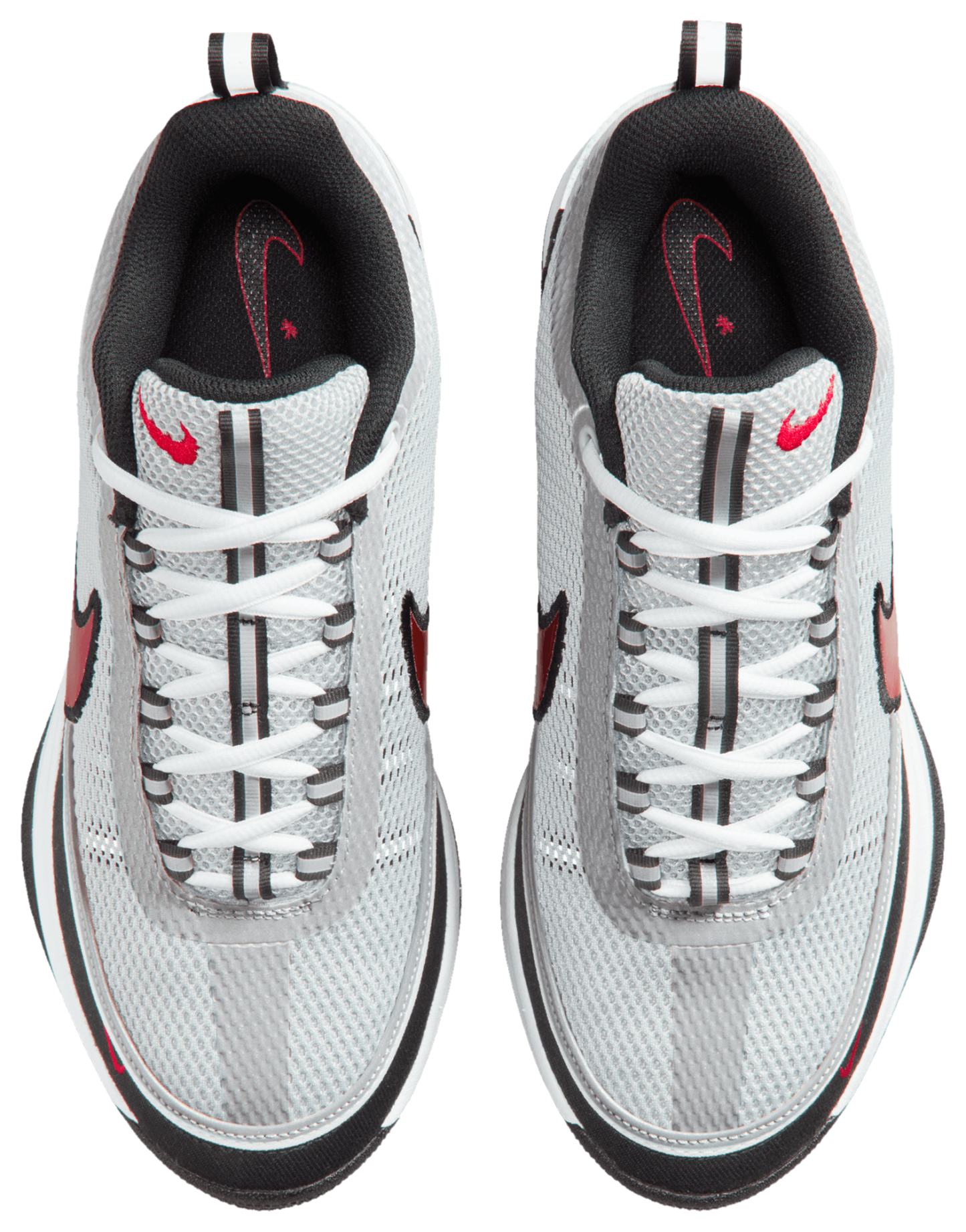 Nike Book 2 - Metallic Silver/Sport Red/Black - Image 4