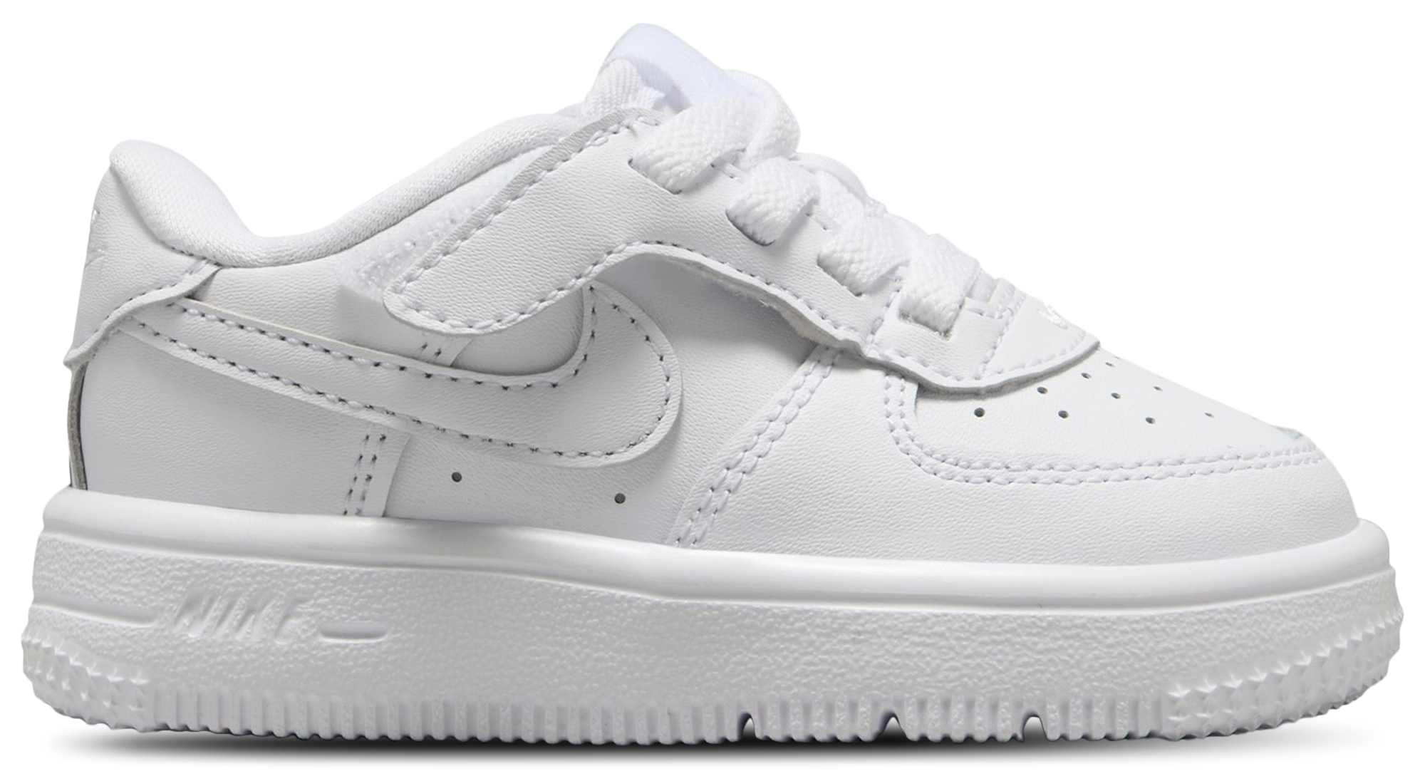 Nike Air Force 1 童款 - White/White - Image 1