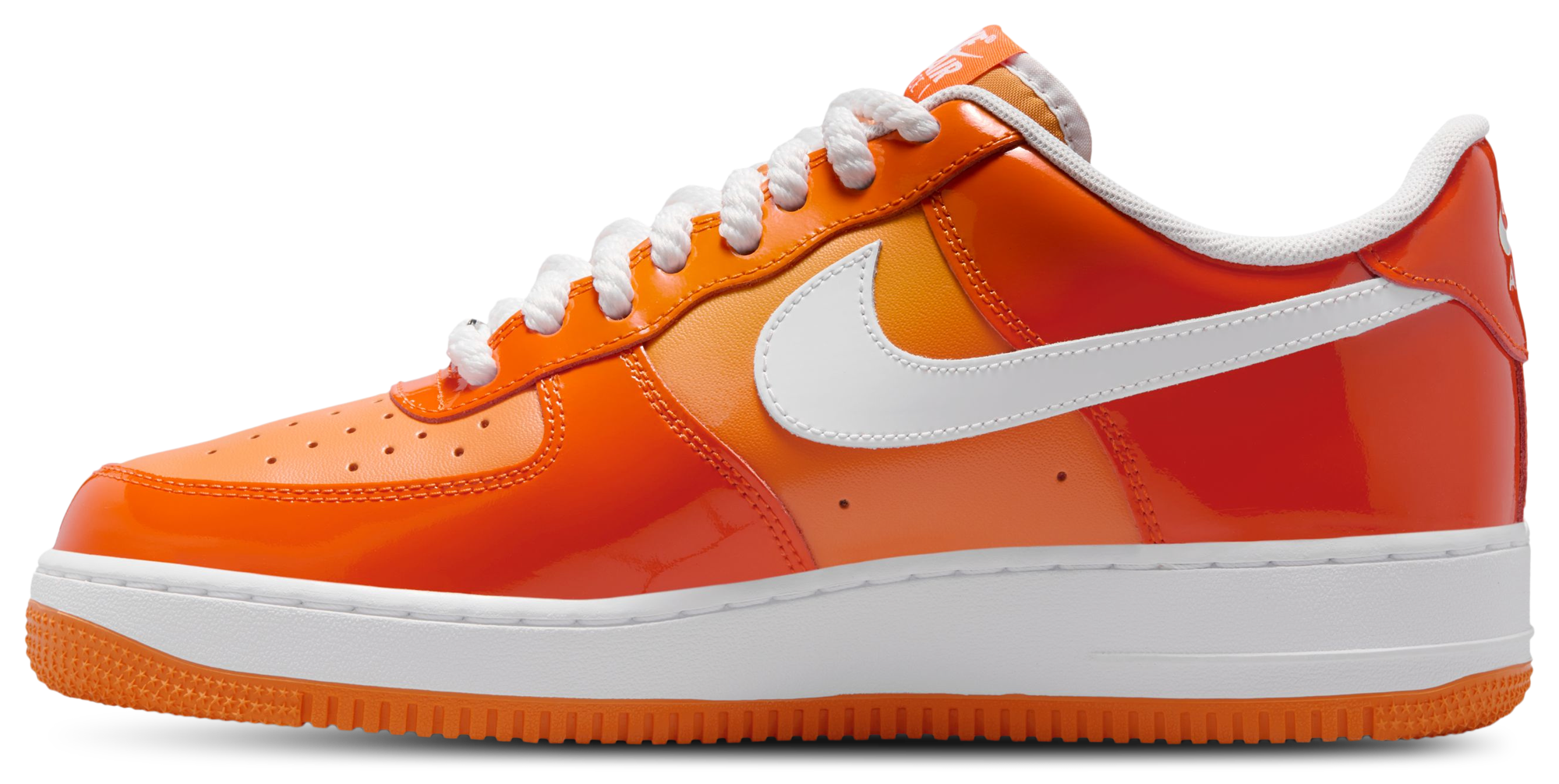 Nike Air Force 1 '07 LV8 Edge - Safety Orange/White - Image 2