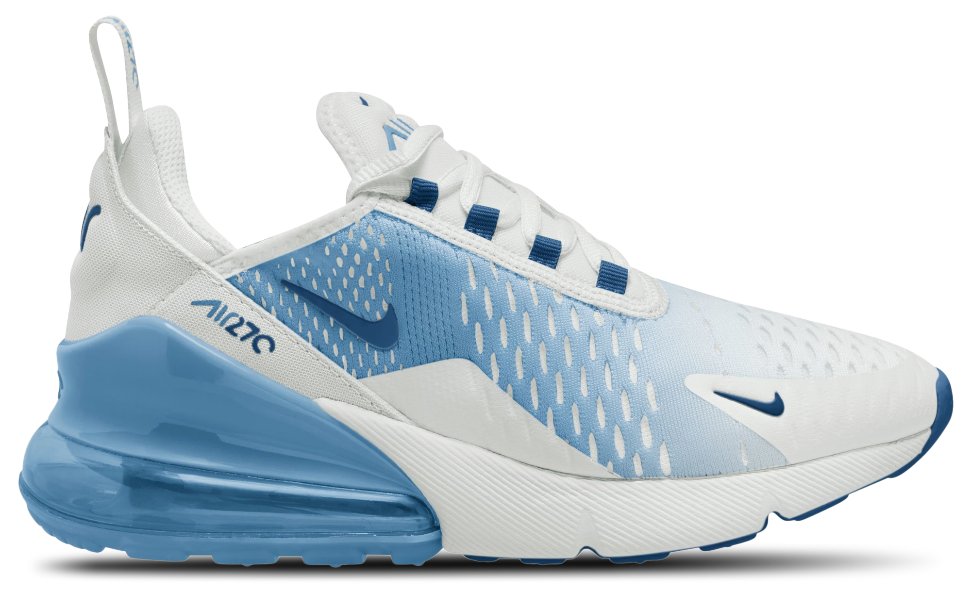 Nike Air Max 270 童款 - Off White/Court Blue/Dutch Blue - Image 1