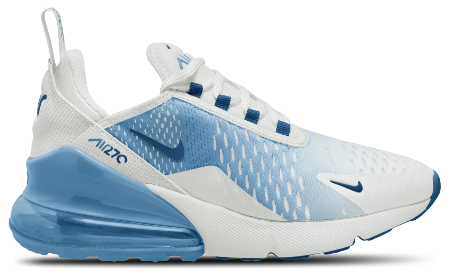 Nike Air Max 270 童款 - Off White/Court Blue/Dutch Blue - Image 1