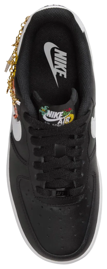 Nike Air Force 1 07 Prem - Black/Metallic Gold/White - Image 3