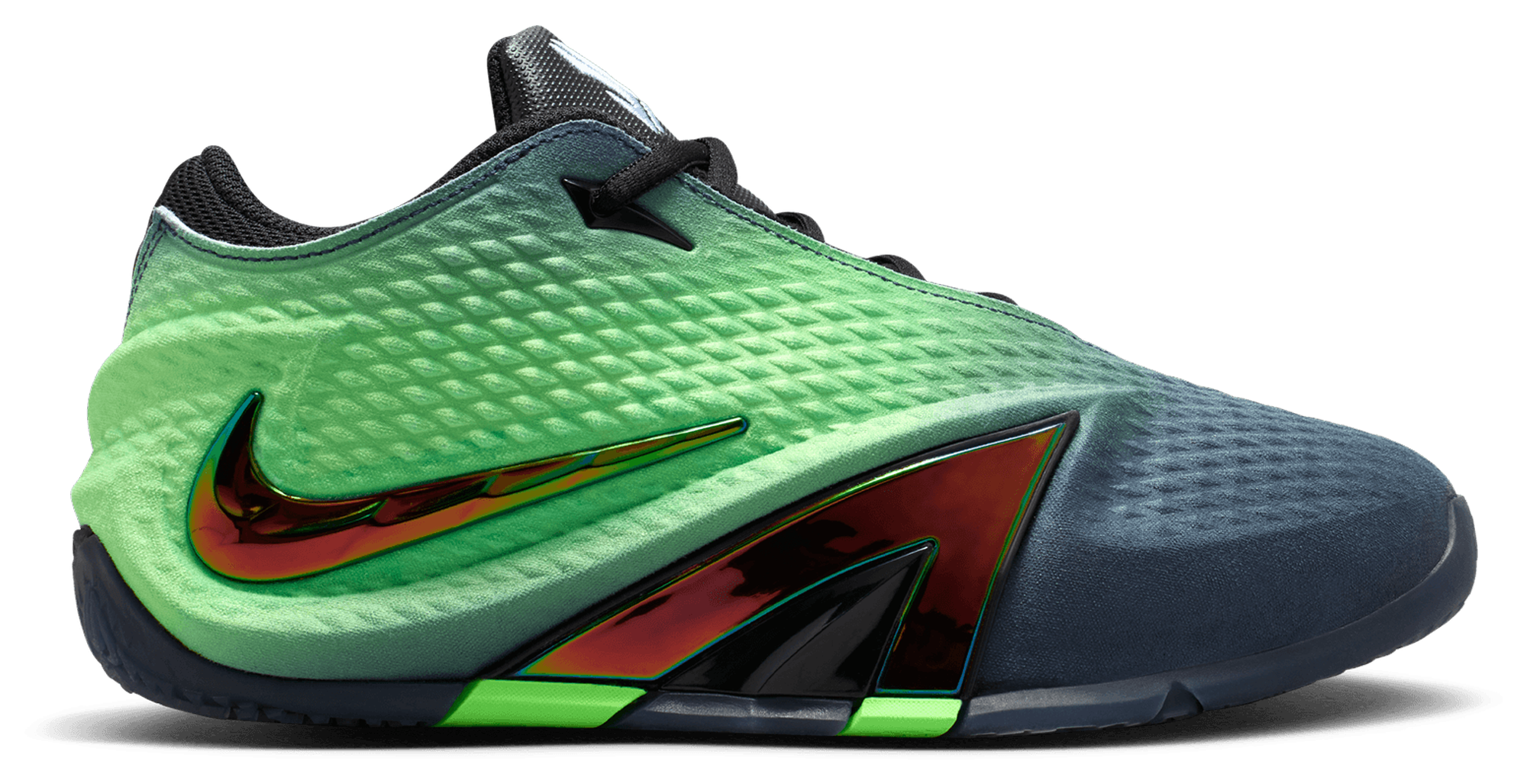 Nike JA 4 童款 - Black/Multi/Lt Lemon Twist - Image 1