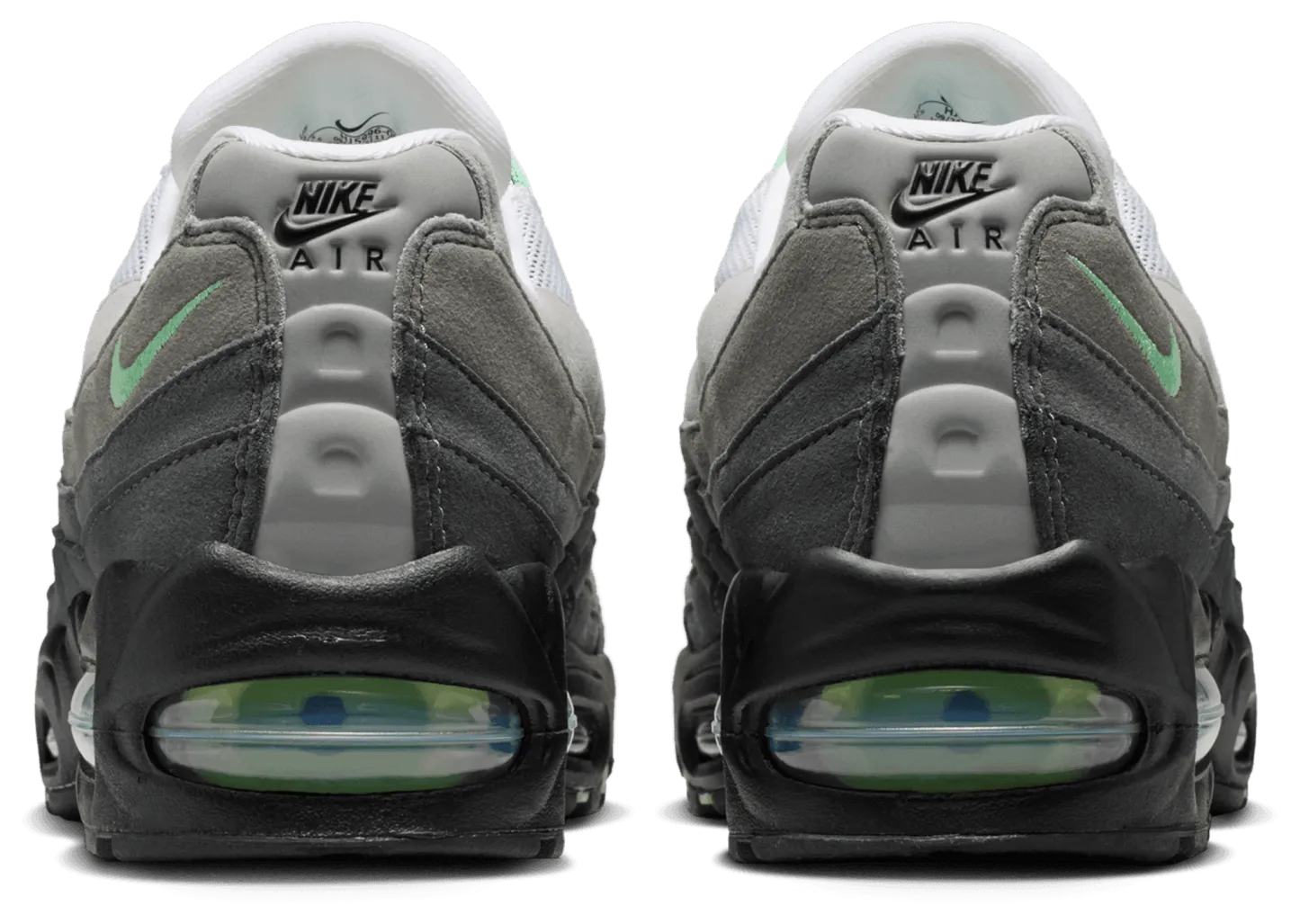 Nike Air Max 95 - Black/Green/White - Image 3
