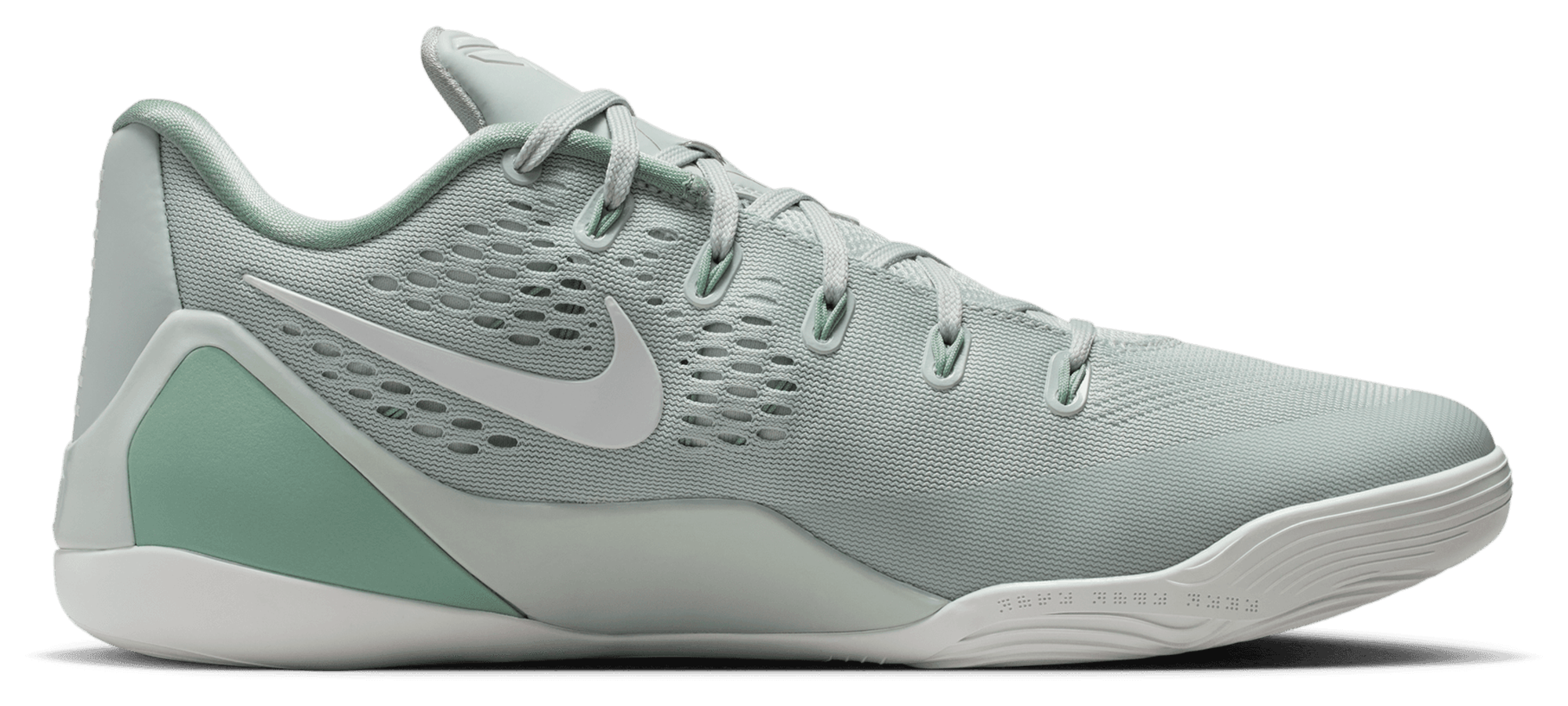 Nike Kobe 9 Elite Low EM - Light Silver/Steam/Summit White - Image 1