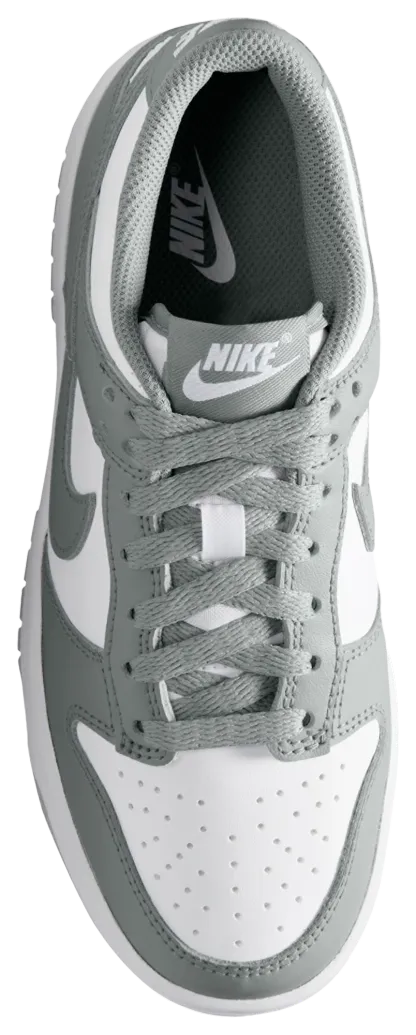 Nike Dunk Low - Kids - White/White/Light Smoke Grey - Image 3