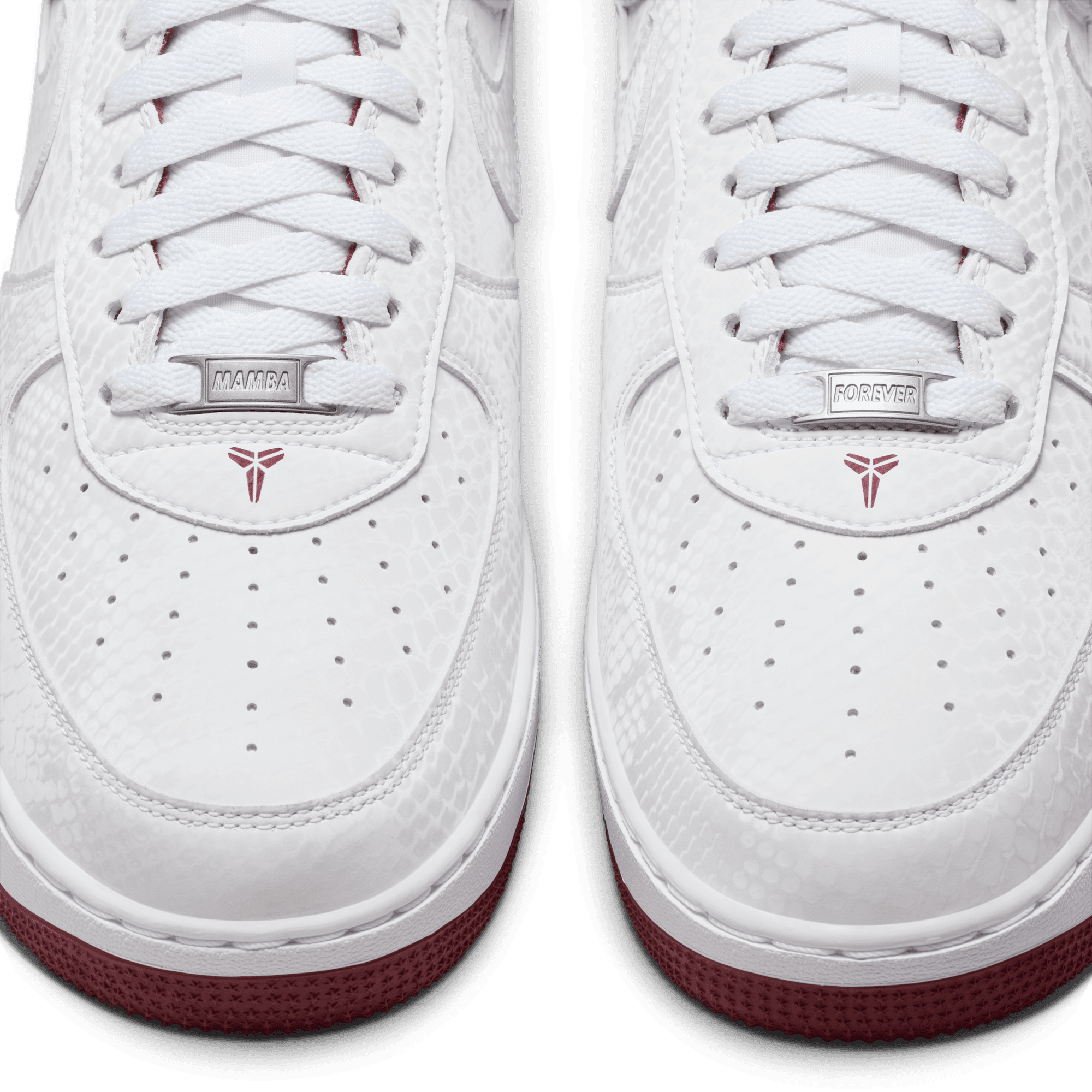 Nike Kobe Air Force 1 Low - Team Red/White - Image 9