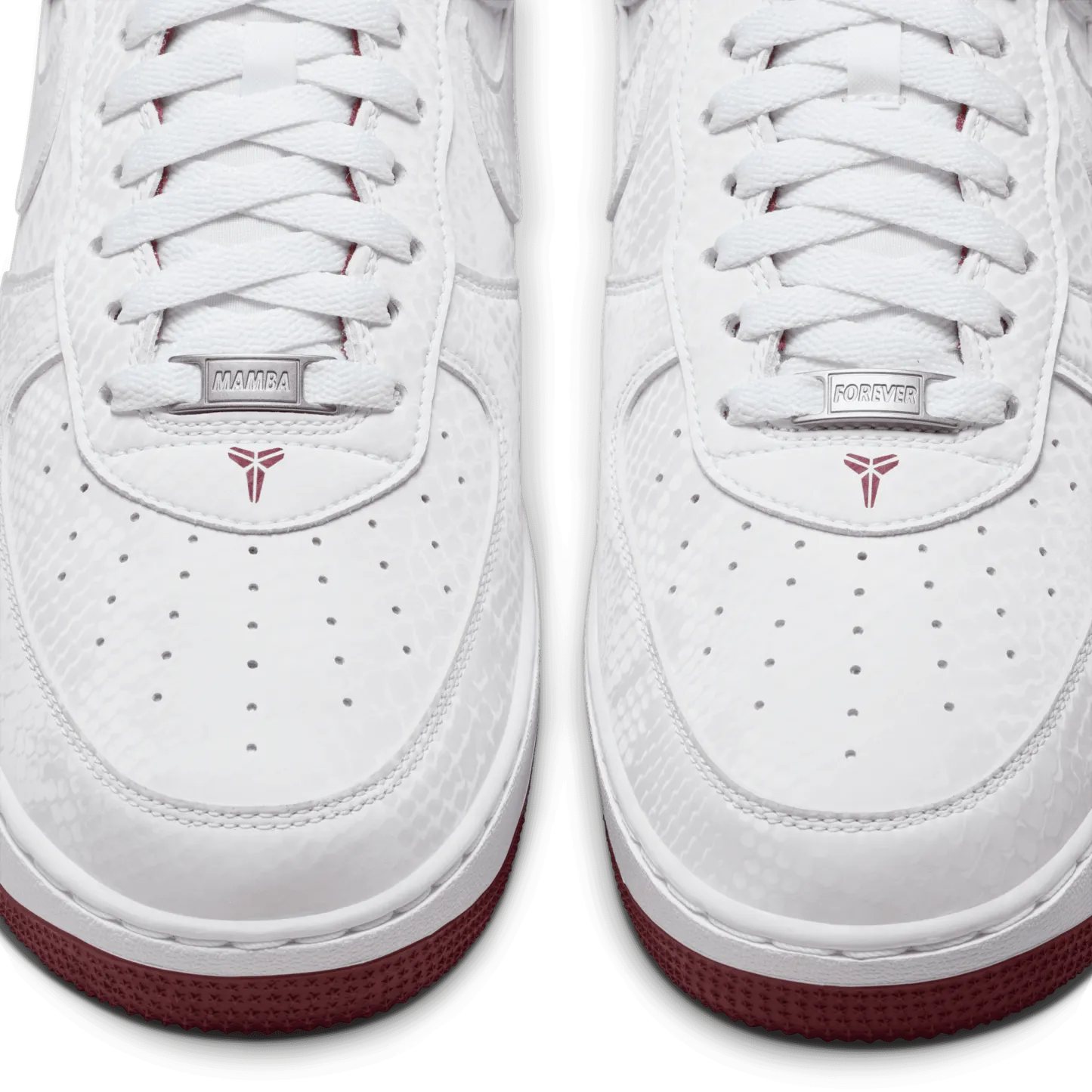 Nike Kobe Air Force 1 Low - Team Red/White - Image 9