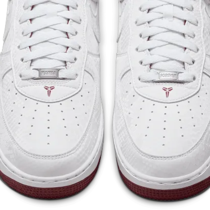 Nike Kobe Air Force 1 Low - Team Red/White - Image 9