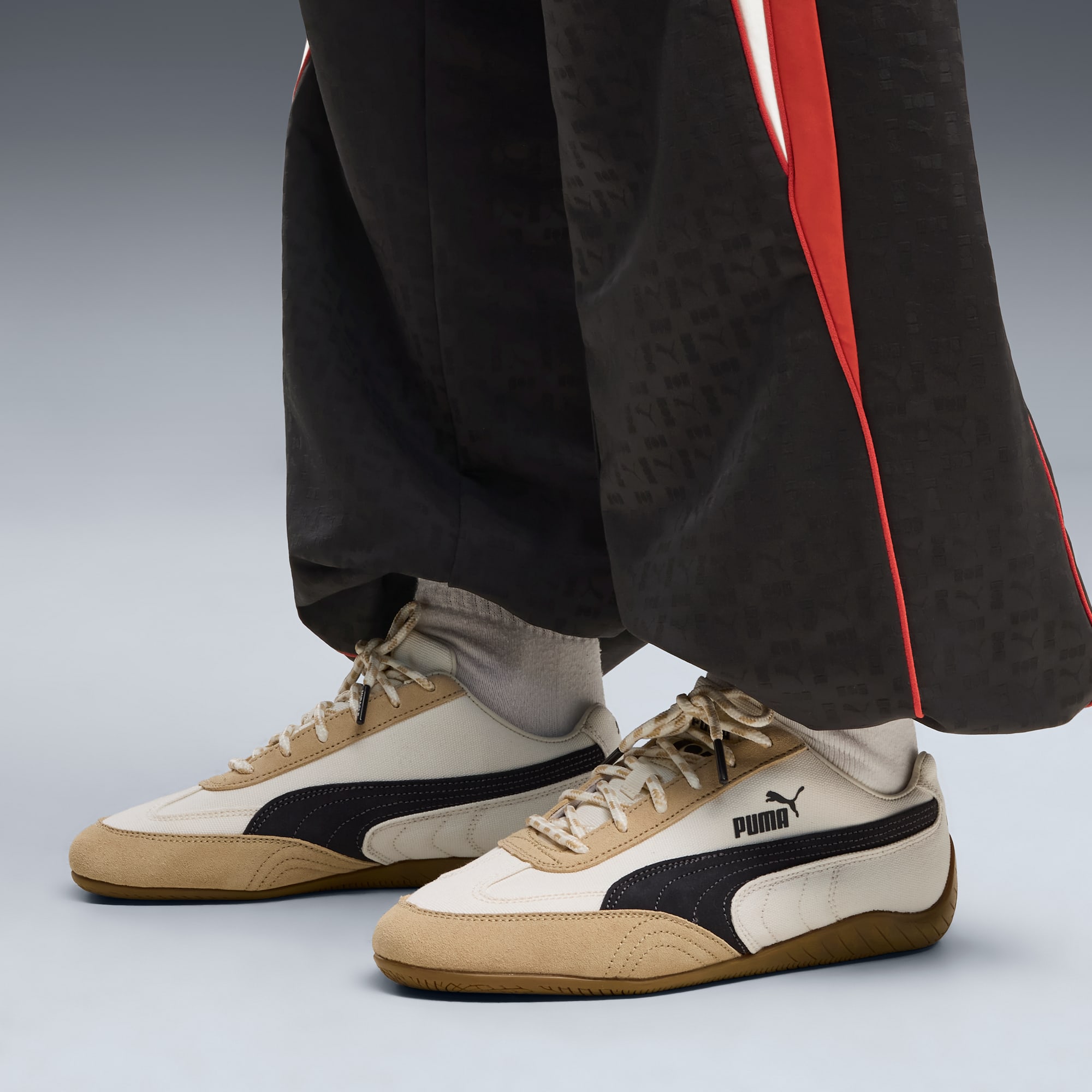 PUMA x NAHMIAS Speedcat Sneakers - Warm White-Sand Dune-Flat Dark Gray - 2