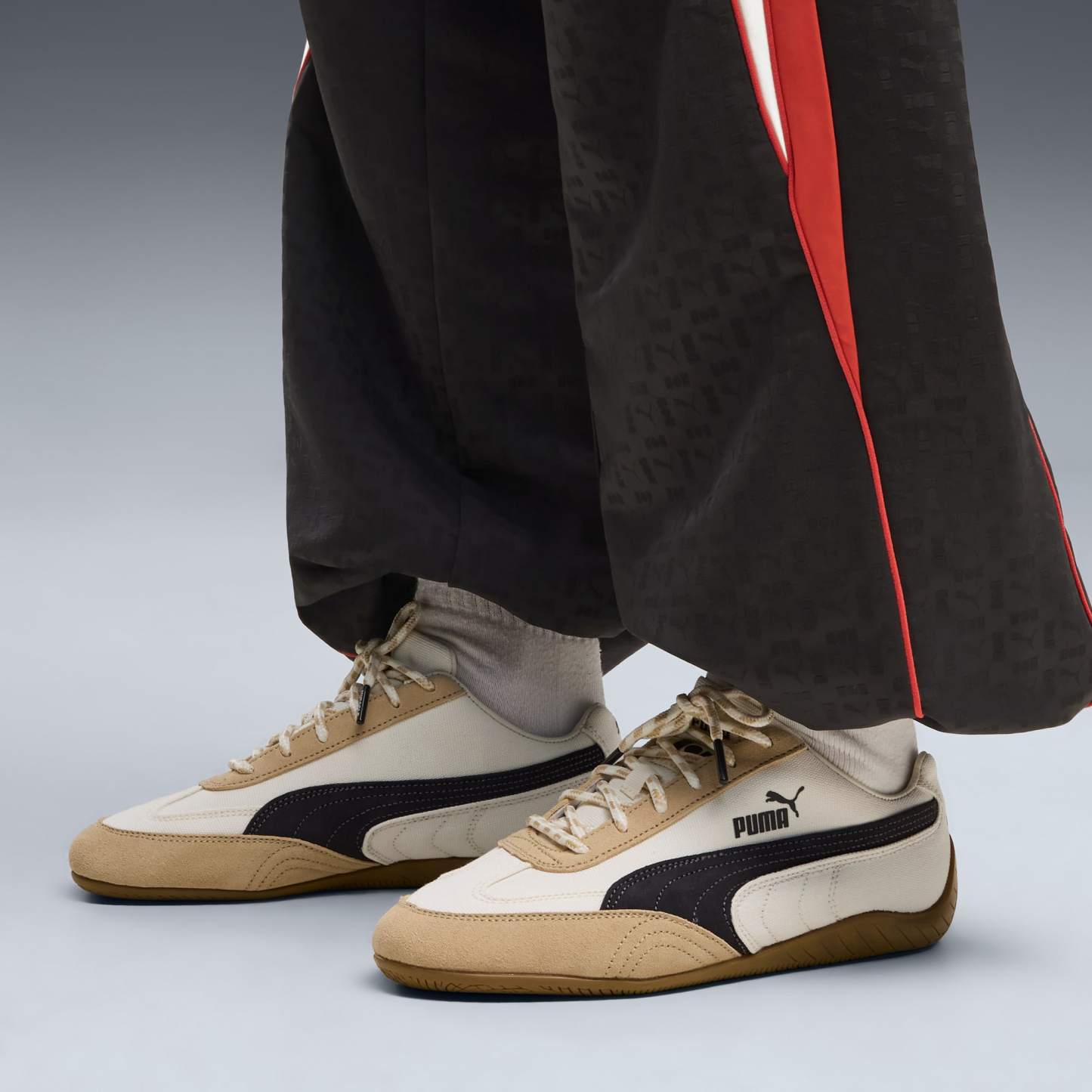 PUMA x NAHMIAS Speedcat Sneakers - Warm White-Sand Dune-Flat Dark Gray - 2