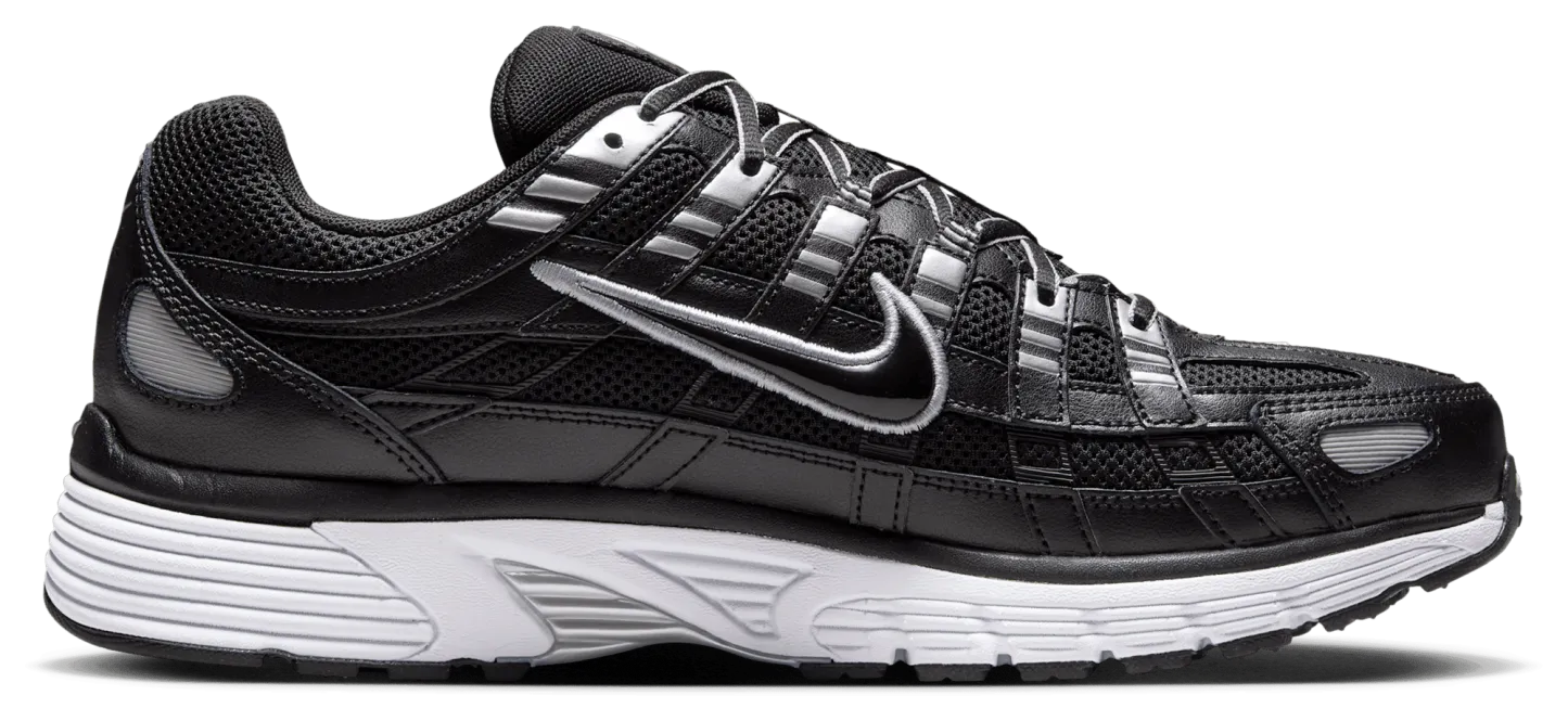 Nike P-6000 - White/Black/Mtlc Silver - Image 1