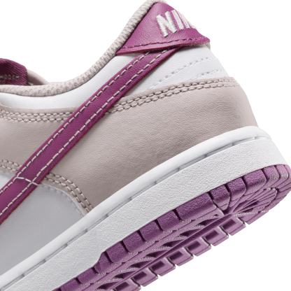 Nike Dunk Low 童款 - White/Violet - Image 8