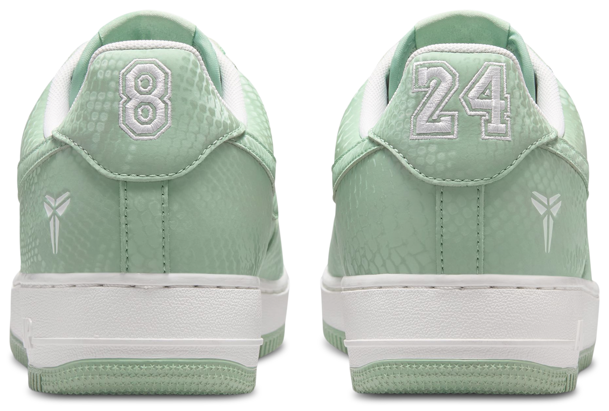 Nike Kobe Air Force 1 Low - Summit White/Teal - Image 3