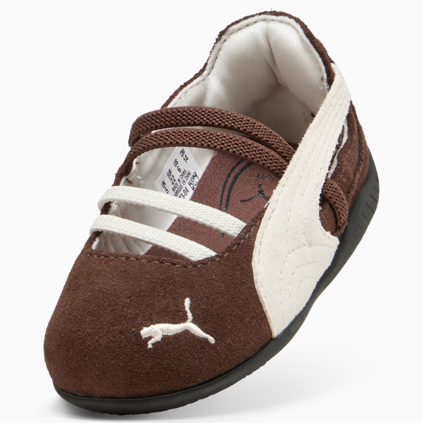 Speedcat Ballet Toddlers' Sneakers - Chestnut Brown-Warm White - 6