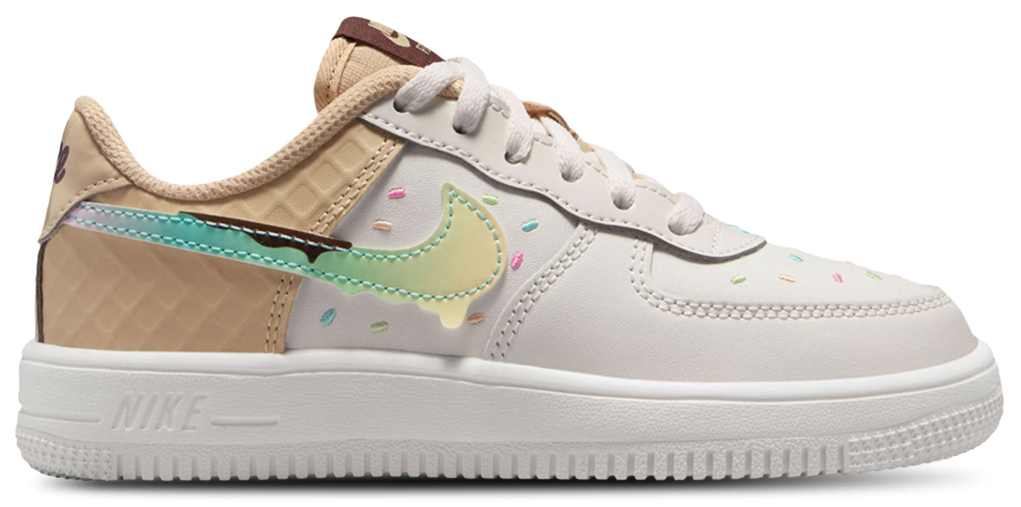 Nike Air Force 1 Low 童款 - Multi/White - Image 1