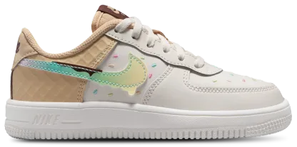 Nike Air Force 1 Low 童款 - Multi/White - Image 1