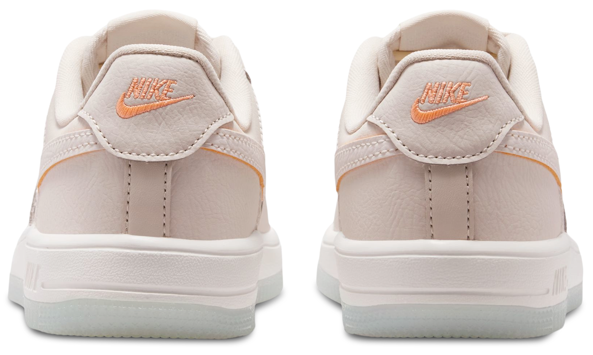 Nike Force 1 Low Lace SE 童款 - Orewood Brown/Orange Pulse - Image 3