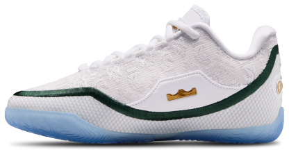 Nike LeBron XXIII 童款 - White/Stadium Green/Smoke Grey - Image 2