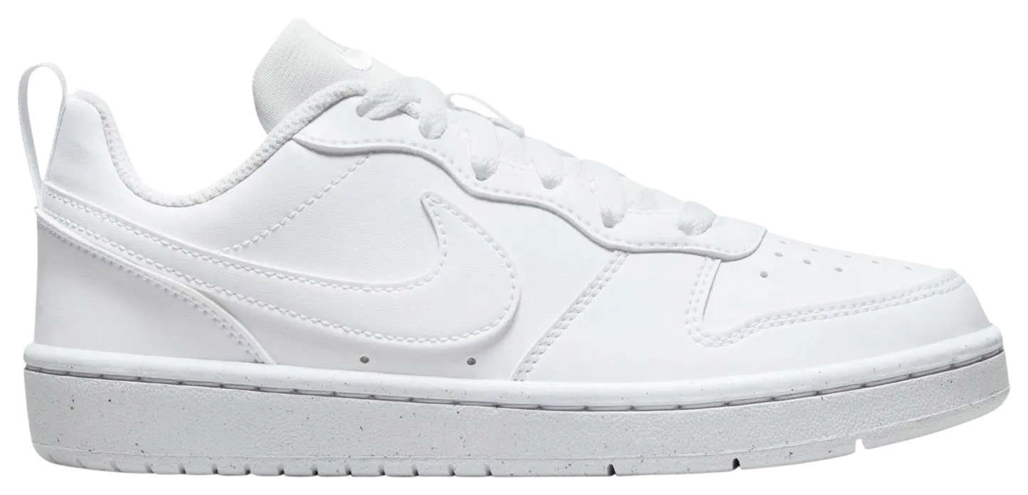Nike Court Borough Low Recraft 童款 - White/White - Image 1