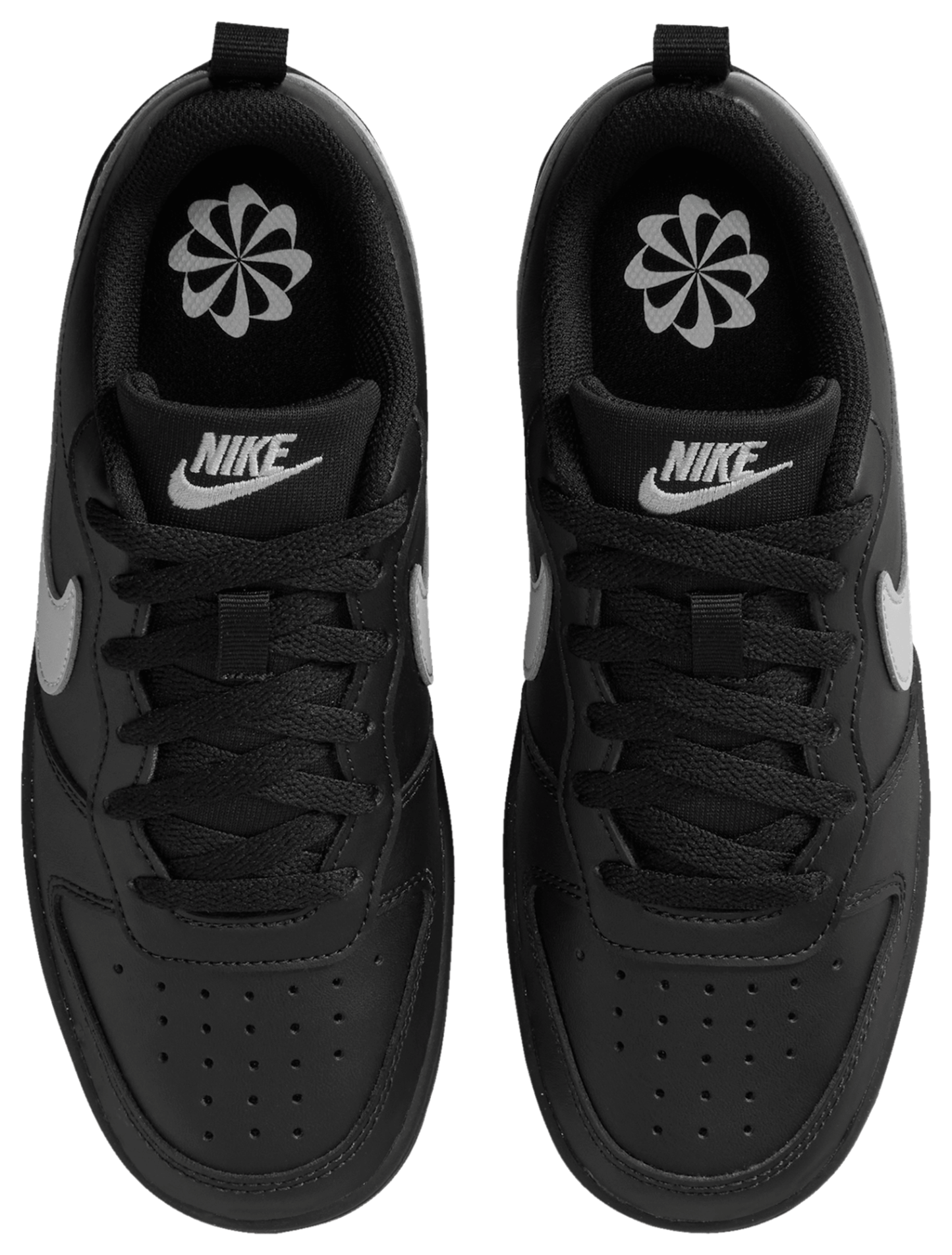 Nike Court Borough Low Recraft 童款 - Grey Fog/Black/Black - Image 4