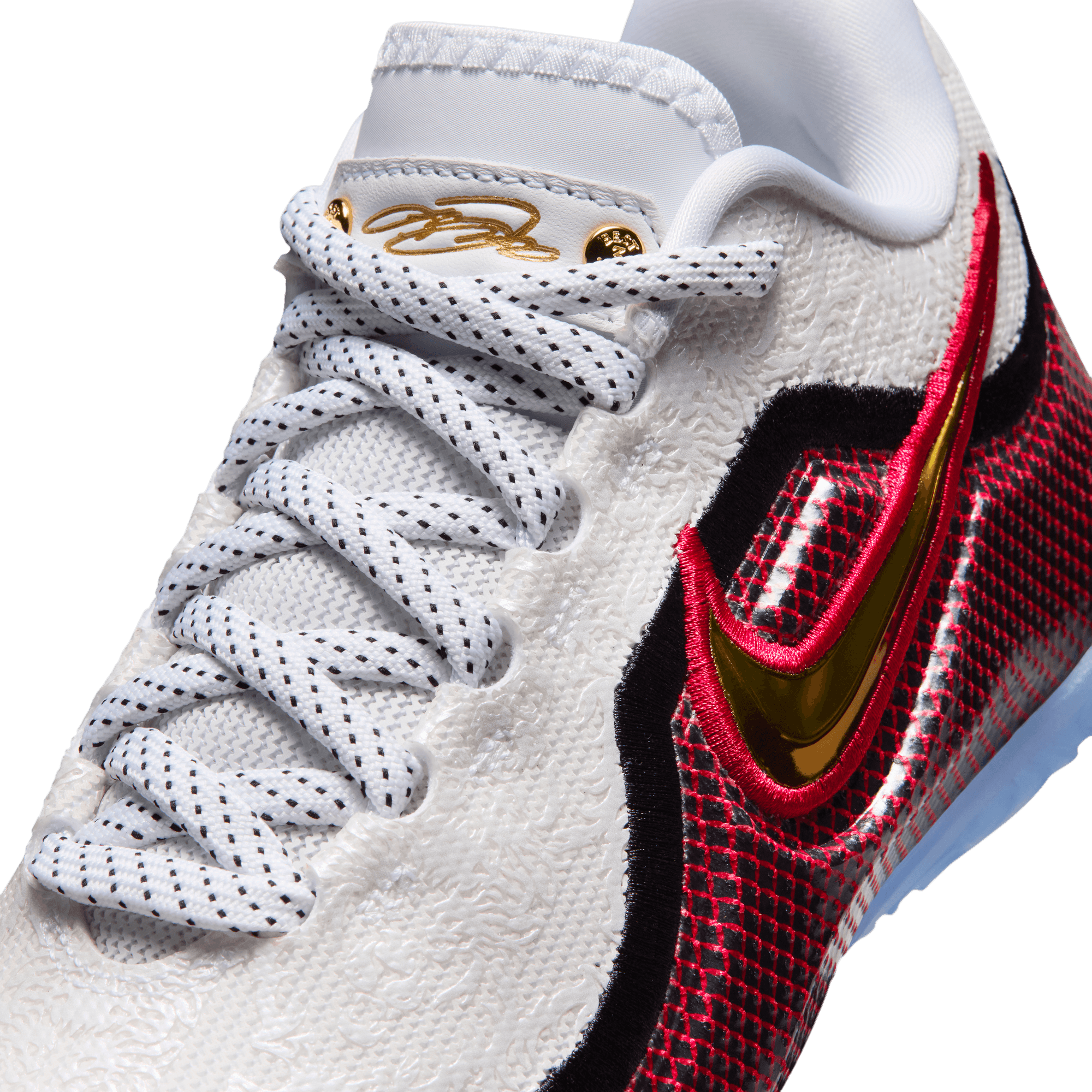 Nike LeBron XXIII 童款 - University Red/White/Metallic Gold - Image 7