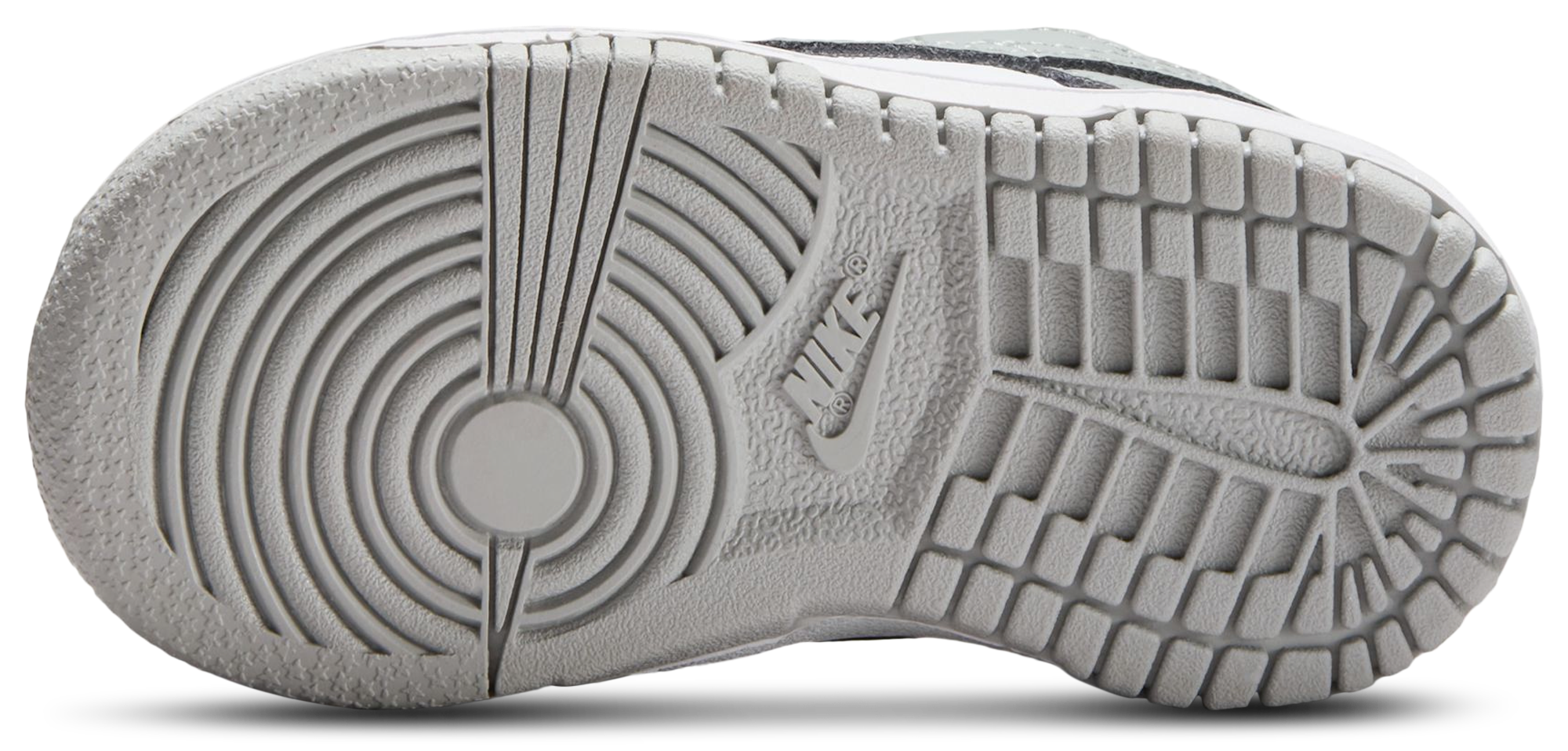 Nike Dunk Low 童款 - White/Light Smoke Grey/White - Image 5