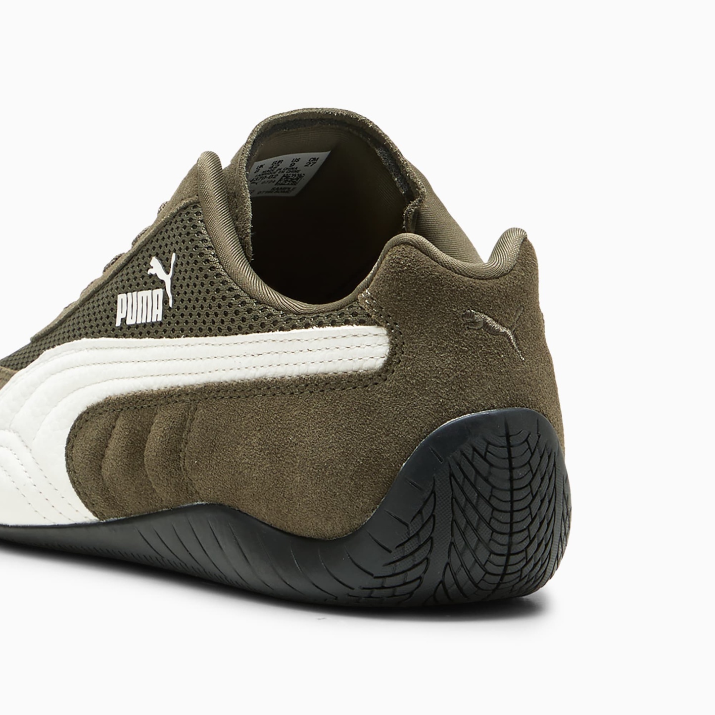 Speedcat Mesh Sneakers - Loden Green-Warm White - 5