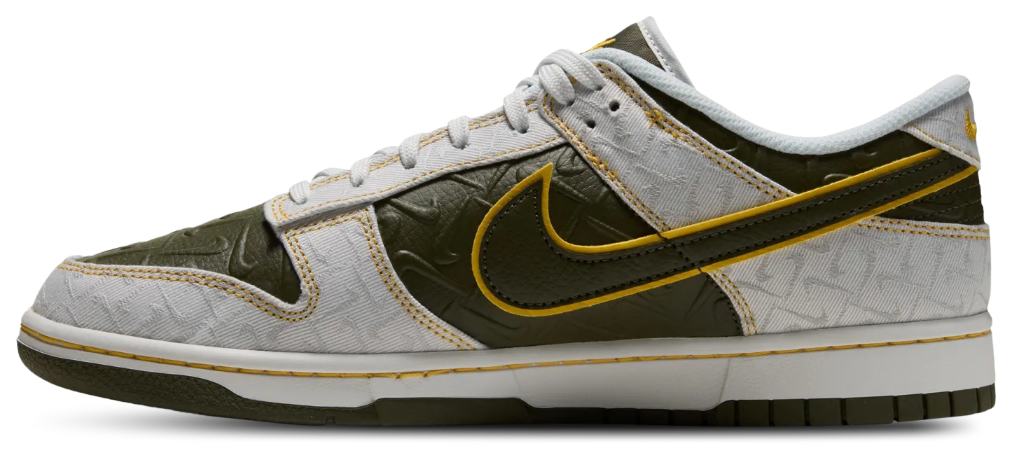 Nike Dunk Low Retro - Yellow Ochre/Summit White/Cargo Khaki - Image 2