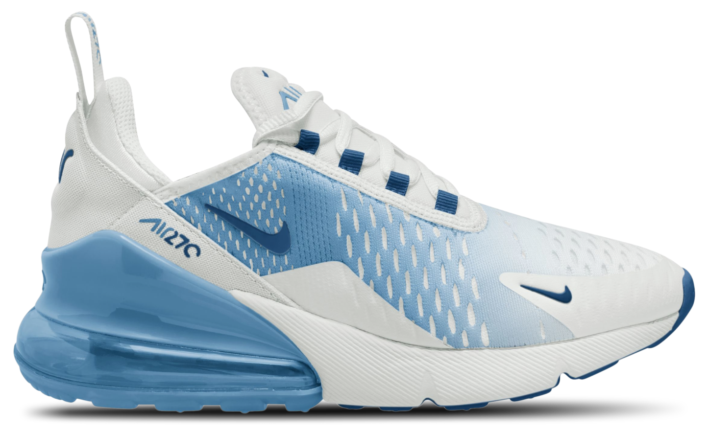 Nike Air Max 270 童款 - Off White/Court Blue/Dutch Blue - Image 1