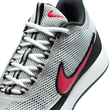 Nike Book 2 - Metallic Silver/Sport Red/Black - Image 7