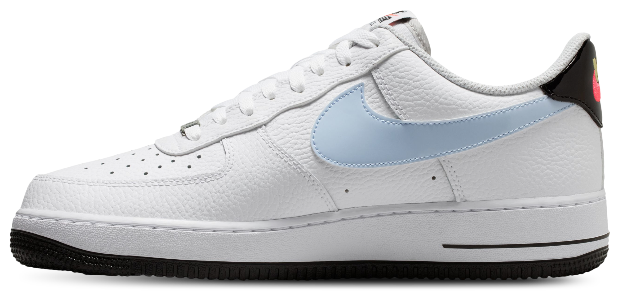 Nike Air Force 1 '07 - White/Black/Flash Crimson - Image 2