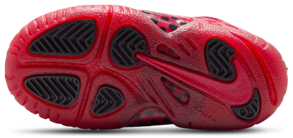 Nike Little Posite Pro 童款 - Black/Picante Red - Image 5