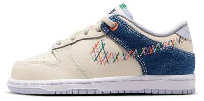 Nike Dunk Low 童款 - Soft Pearl/Multicolor (R1826022) - Image 2