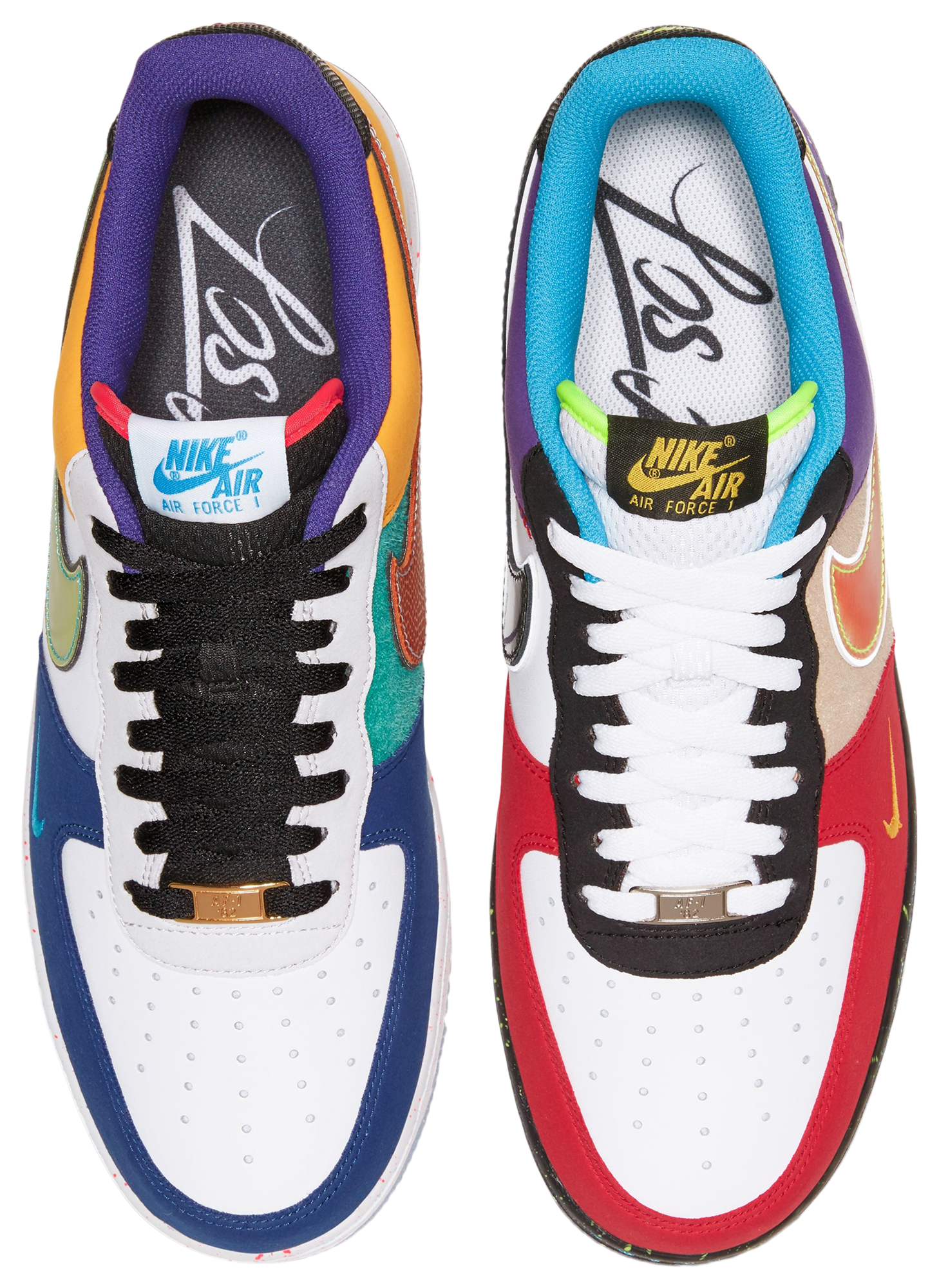 Nike Air Force 1 '07 LV8 - White/Black/Hyper Jade - Image 6